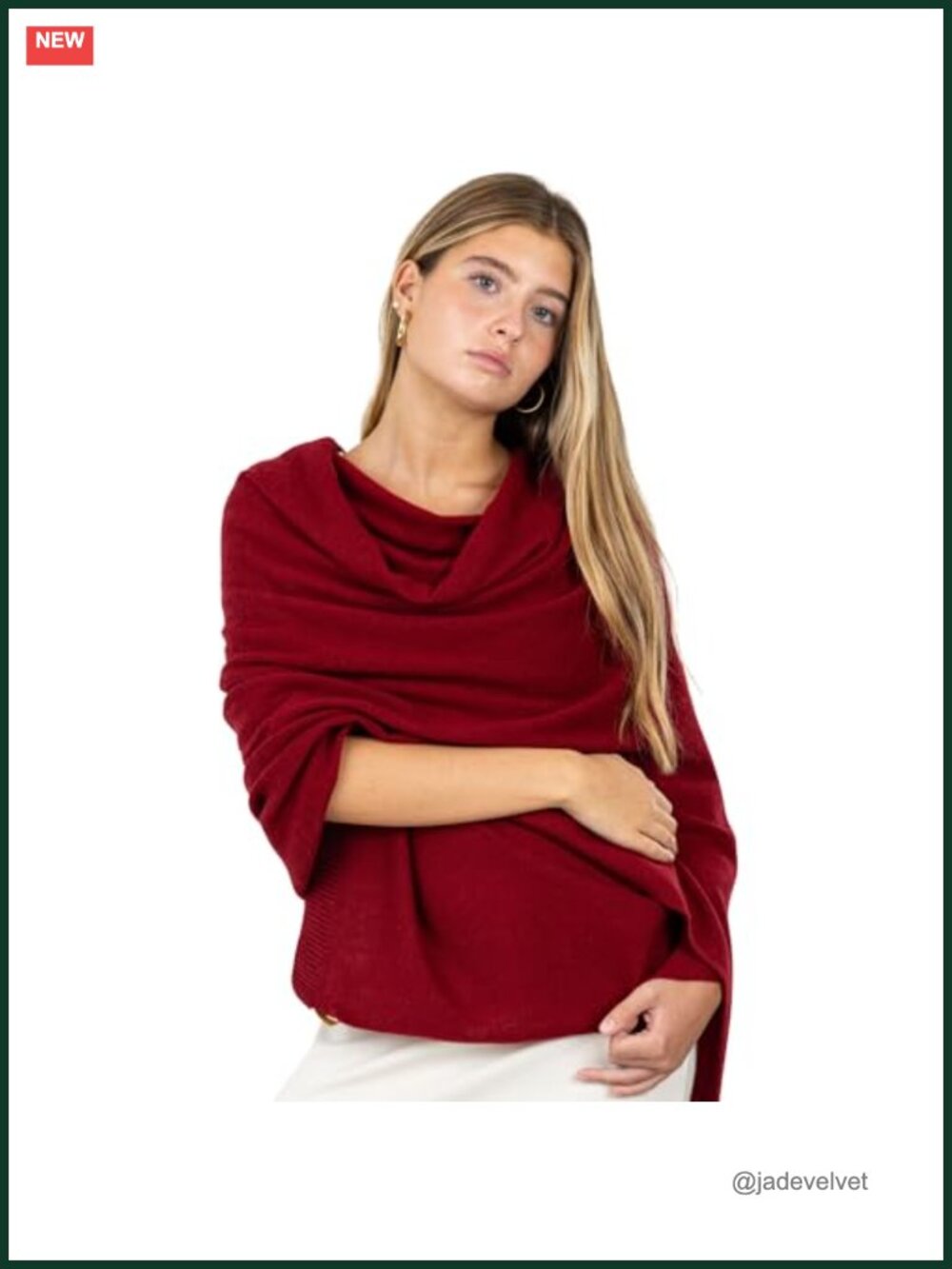 Extra Large Cashmere Wool Blend Pashmina Shawl Wrap - Soft Travel Scarf